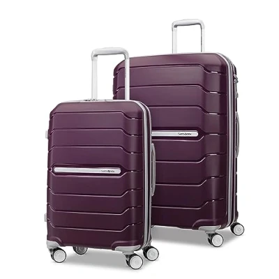 Bild av Samsonite Freeform hård sida expanderbar med dubbla spinnhjul, Ametist lila, 2 Piece Set (21/28), spinnhjul