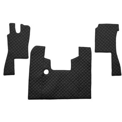 Bild av F CORE FL18 BLACK Ensemble de tapis sol Similicuir avant 3 noir