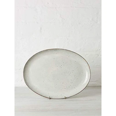 Bild av Broste CPH Nordic Sand Dish Fat Oval Large W26,5 x L35,5 cm