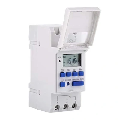 Bild av MAGT Digital timer, 1 st LCD display varje vecka programmerbar elektronisk relä switch 16on och 16 timer (12V)
