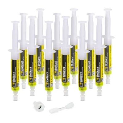 Bild av Errecom Brilliant 12 x 7,5 ml, UV fluorescerande spårämne för kylgasläckage i luftkonditionerings och kylsystem, inklusive 1/4 SAE adapter