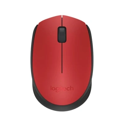 Bild av Logitech M171 trådlös mus för PC, Mac, bärbar dator, 2,4 GHz med USB mini mottagare, optisk spårning, 12 månaders batteri liv, ambidexter Röd