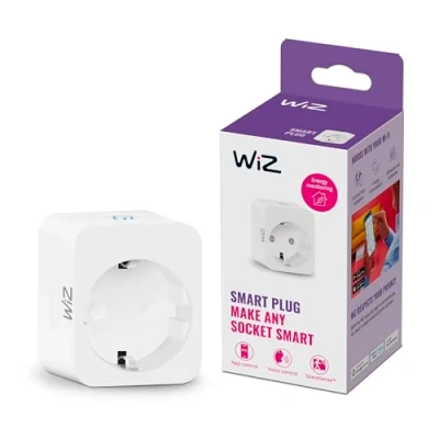 Bild av WiZ Smart Plug powermeter Type F, Vit