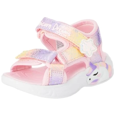 Bild av Skechers Sandaler för flickor, Ljusrosa Multi Trim Textil, 24 EU