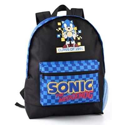 Bild av Sonic The Hedgehog Pojkarnas Ryggsäck Äventyr med Retro Gamer stil Skolväska för Barn Rymliga Fack Höj Din Dag Spelglädje Designad Bekväm Hela Dagen Användning