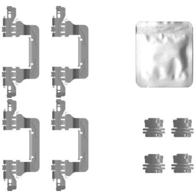 Bild av TEXTAR 82558000 Kit d&#039;accessoires, plaquette de frein à disque AUDI: Q7, A6 C8 Berline