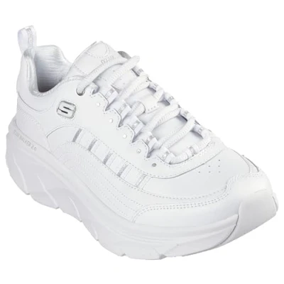 Bild av Skechers kvinnors D&#039;LUX Walker 2.0 Golden Step sneakers, vit, 4.5 UK, Vitt, 37.5 EU