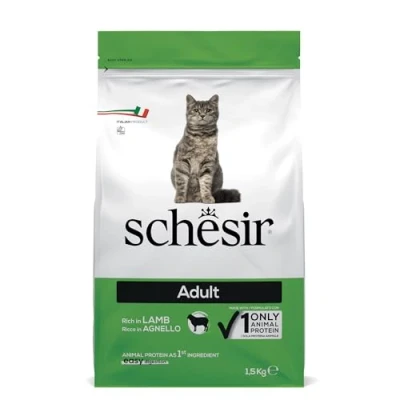 Bild av Med lamm 1,5kg torr kattmat, Schesir