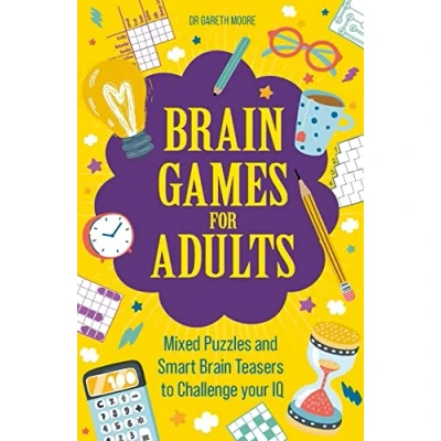 Bild av Brain Games for Adults: Mixed Puzzles and Smart Brainteasers to Challenge Your IQ