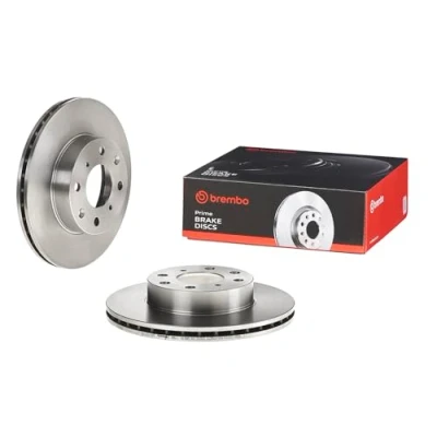 Bild av BREMBO 09.5101.10 Disque de frein 242 19 4 ventilé l&#039;intérieur avec vis/boulons HONDA: ACCORD 3 Aerodeck, PRELUDE 3,