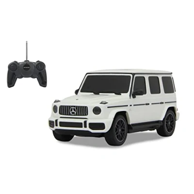 Bild av JAMARA 405192 Mercedes AMG G63 1:24 2,4 GHz officiellt licenserad, upp till 1 timmes restid vid ca 9 km/h, perfekt återbildade detaljer, högkvalitativt utförande, vit