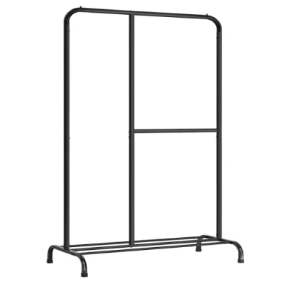 Bild av SONGMICS Klädstång, Klädställ, Max. Lastkapacitet 100 kg, med justerbar hängskena, för sovrum, vardagsrum, hall, svart HSR103B01