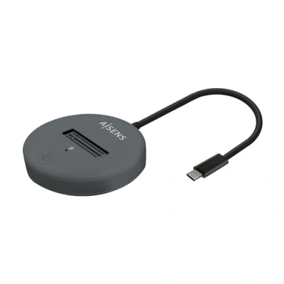 Bild av AISENS Asuc M2D014 Gr USB C Dock M.2 (NGFF) SATA/NVMe A USB3.1 Gen2, Grå