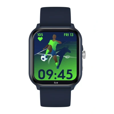 Bild av ICE Watch smart junior 3.0 Blue 1.75 AMOLED Uppkopplad rektangulär blå klocka för pojkar med silikonarmband 024295 (1.75 inch)