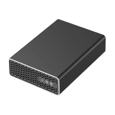 Bild av RAID med 2 fack för RAID, aluminiumhölje x 2,5 tum SATA SSD/HDD, USB 3.2 Gen2 (10 Gbit/s), aluminiumhölje, 0, RAID1, enkel, stor, kabel A, C