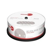 Bild av PRIMEON BD R DL 50 GB/2 8x Cakebox (25 skivor) ultra protect disk yta