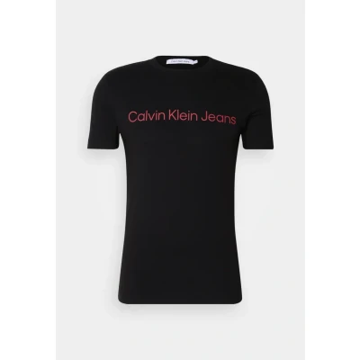 Bild av Calvin Klein Jeans CORE Institutional LOGO SLIM TEE Tshirt med print, Storlek: XXL, Black/salsa