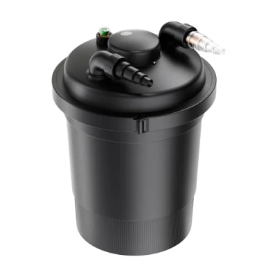 Bild av SunSun CPF 380 tryckdammfilter 10 000 l/h/11 W UVC enhet, dammtryckfilter för dammar upp till 12 liter, dammrenare, filtersystem