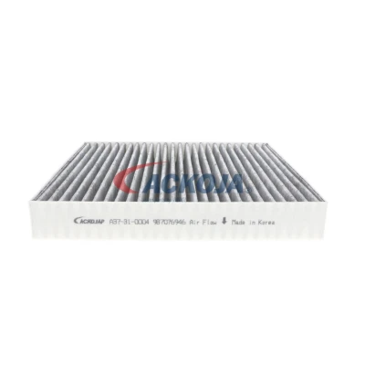 Bild av ACKOJA A37 31 0004 Filtre d&#039;habitacle à particules 200, 215 215, 200 30 Charbon actif, Papier MITSUBISHI: ASX SUV, Outlander 3, 2 SUV