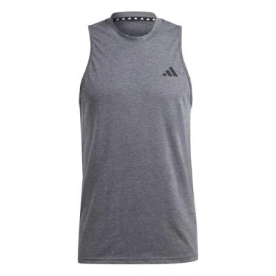 Bild av adidas Performance Train Essentials Feelready Linne, Storlek: Large, Dark grey heather/white/black