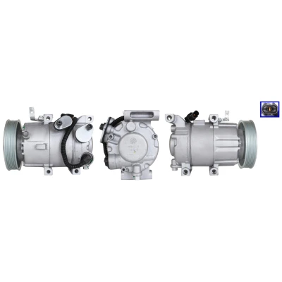 Bild av LUCAS ACP01144 Compresseur De Climatisation PAG 46 YF R 134a, 1234yf avec joints