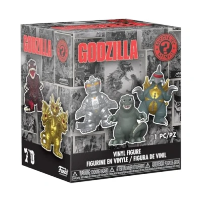 Bild av Funko Mystery Mini Godzilla 70th 1 av 12 att samla på olika stilar vinylfigur för samlare presentidé officiell merchandise leksaker barn och vuxna filmfans minifigur
