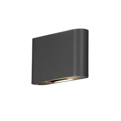 Bild av Konstsmide LED utomhusvägglampa Chieri 2 lampor 18cm antracit