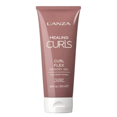 Bild av L&#039;ANZA Healing Curls Curl Flex Memory Gel Hårgel för Lockigt hår Skapar Stark, Långvarig Stadga med Sulfatfri och Parabenfri Formula (200 ml)