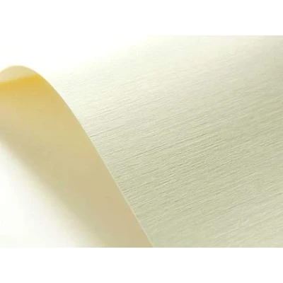 Bild av Netuno 200 x strukturkartong linne grädde DIN A5 148 210 mm 185 g elfenbenskartong chamois strukturpapper krämfärgat för tryck hantverk linnestrukturprägling kartong hög kvalitet präglad