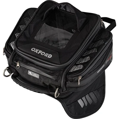 Bild av Oxford OL221 svart 15 L tank bag (M15R magnetisk monterad motorcykel)