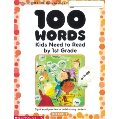 Bild av 100 Words Kids Need to Read by 1st Grade: Sight Word Practice Build Strong Readers