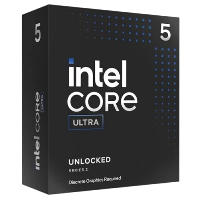 Bild av Intel® Core™ Ultra 5 för stationära processorsystem 245KF 14 kärnor (6 P core + 8 E core) upp till 5,2 GHz