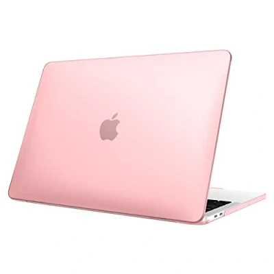 Bild av FINTIE Fodral kompatibelt med MacBook Pro 13&quot; 2022 2016 (M2 &amp; M1 A2338 / A2289/A2251 A2159 A1989/A1706/A1708), hårt plastfodral, rosa blekt