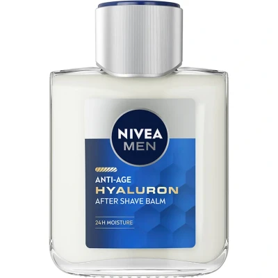 Bild av NIVEA MEN Hyaluron bálsamo After Shave Antiedad con Ácido Hialurónico (1 x 100 ml), hidratante para calmar la piel tras el afeitado, facial refrescante