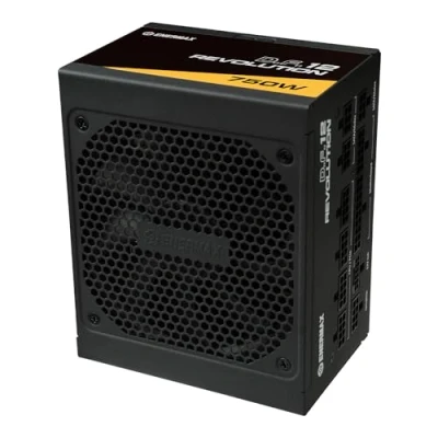 Bild av ENERMAX Revolution D.F. 12 ATX3.1 PCI e 5.1 ultrakompakt strömförsörjning 750 W 80 Plus guld (full modulär, 50% semi fläktlös, 12V 2x6); ETV750G, svart