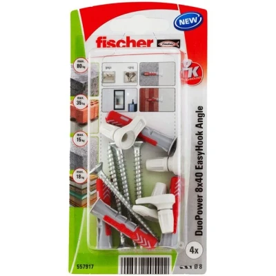 Bild av UNIVERSALPLUGG DUOPOWER EASYHOOK VINKELADAP SKRUV 8X40 Beijerbygg Byggmaterial