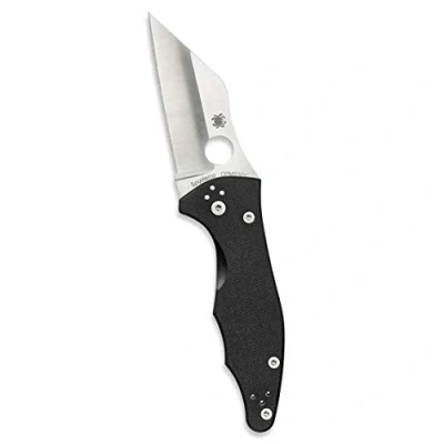 Bild av Spyderco Yojimbo 2 G 10 slät kant blad fickkniv, svart C85G2