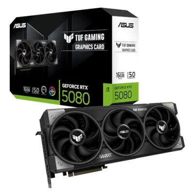 Bild av ASUS GeForce RTX 5080 TUF 16GB GDDR7 RAM Grafikkort