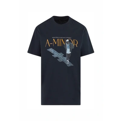 Bild av Upscale by Mister Tee Aminor Tshirt med print, Storlek: XL, Navy
