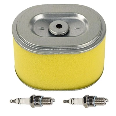 Bild av OxoxO Luftfilter med 2 st tändstift kompatibel Honda GX140 GX160 GX200 5,5 hk 6,5 hp motorgenerator vattenpump