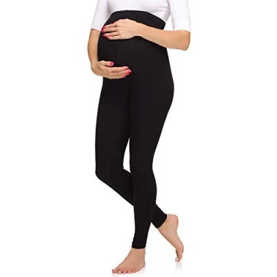 Bild av Merry Style Dam Mamma Leggings i Viskos MS10 297 (Svart, XL)
