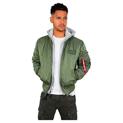 Bild av Alpha Industries MA1 DTEC Allvädersjacka, Storlek: 3XL, Sage green