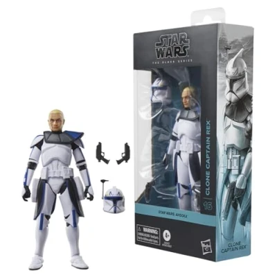 Bild av Star Wars The Black Series Clone Captain Rex, Ahsoka Premium samlarobjekt 15 cm actionfigur