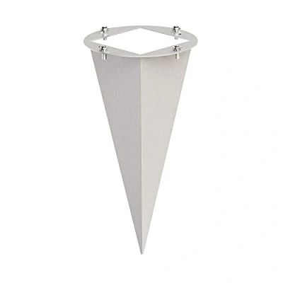 Bild av ledscom.de jordspett, för trädgårdsstolpar, rostfritt stål, 20cm, 110mm Ø, uttag stolpe, uttag, utomhus, strömförsörjning, montering, trädgård