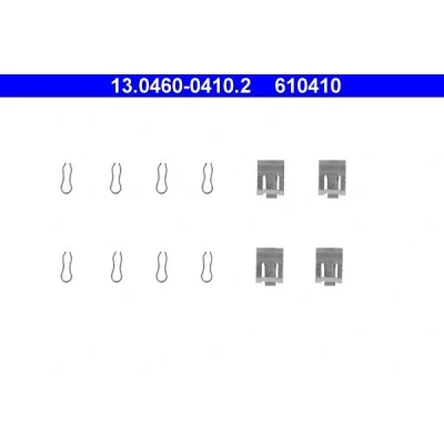 Bild av ATE 13.0460 0410.2 Kit d&#039;accessoires, plaquette de Frein à disque FIAT: Panda I 3/5 portes, Uno RITMO 1, LANCIA: Y10