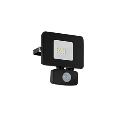 Bild av EGLO Utomhus LED spot Faedo 3 med sensor, svart, 10 W
