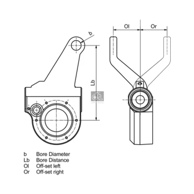 Bild av Staginställning, bromssystem DT Spare Parts 4.66480