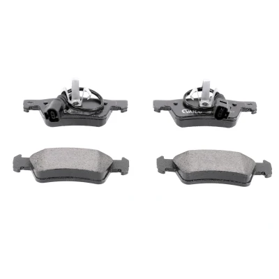 Bild av VAICO V10 8298 Jeu de plaquettes frein Q+, Première Monte Essieu arrière contact signal d&#039;usure inclus VOLKSWAGEN: Touareg I, Transporter 5