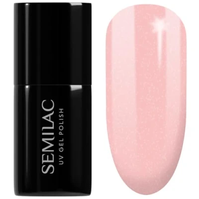 Bild av Semilac Semi permanent gel nagellack UV 054 Pale Peach Glow 7ml