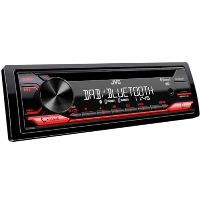 Bild av JVC KD DB622BT Autoradio 1 DIN Made for iPod/iPhone, Android 12 MP3, WMA, WAV, FLAC, CD